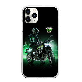 Чехол для iPhone 11 Pro матовый с принтом Kawasaki Ninja Cup в городе Новоалтайск, Силикон |  | Тематика изображения на принте: cup | helmet | japan | kawasaki | motorcycle | night | ninja | racer | гонщик | кубок | мотоцикл | ночь | шлем | япония