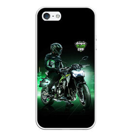 Чехол для iPhone 5/5S матовый с принтом Kawasaki Ninja Cup в городе Новоалтайск, Силикон | Область печати: задняя сторона чехла, без боковых панелей | Тематика изображения на принте: cup | helmet | japan | kawasaki | motorcycle | night | ninja | racer | гонщик | кубок | мотоцикл | ночь | шлем | япония