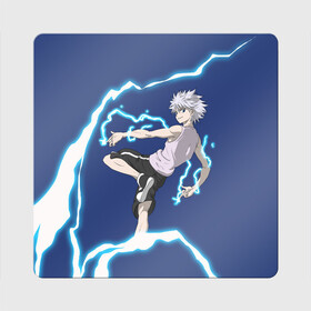 Магнит виниловый Квадрат с принтом Hunter x Hunter в городе Новоалтайск, полимерный материал с магнитным слоем | размер 9*9 см, закругленные углы | anime | hisoka | hunter x hunter | japan | killua | аниме | анимешникам | герои | гон | детские | иллуми | курапика | манга | мультсериал | мультфильм | охотник | приключения | фрикс | хантер | хисока | хищник | хролло