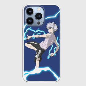 Чехол для iPhone 13 Pro с принтом Молния HH Киллуа Золдик в городе Новоалтайск,  |  | anime | hisoka | hunter x hunter | japan | killua | аниме | анимешникам | герои | гон | детские | иллуми | курапика | манга | мультсериал | мультфильм | охотник | приключения | фрикс | хантер | хисока | хищник | хролло