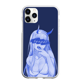 Чехол для iPhone 11 Pro матовый с принтом Zero Two Senpai в городе Новоалтайск, Силикон |  | 02 | senpai. аниме | zero two | зеро ту | любимый во франксе | франкс