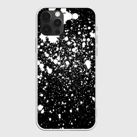 Чехол для iPhone 12 Pro Max с принтом Белая краска в городе Новоалтайск, Силикон |  | Тематика изображения на принте: casual | pattern | snow | winter | акварельные | брызги | зима | краски | круги | крутые | мазки | маляр | модные | мужские | ночь | паттерн | популярные | пятна | пятнистый | снег | снегопад | снежинки | текстура