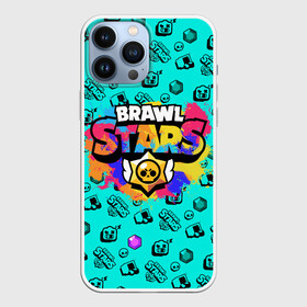 Чехол для iPhone 13 Pro Max с принтом Brawl Stars в городе Новоалтайск,  |  | brawl stars | game | акварель | бравл старс | брызги | игра | краска | леон | персонажи | радуга | разводы | разноцветный