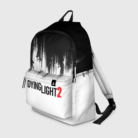 Рюкзак 3D с принтом Dying Light 2 в городе Новоалтайск, 100% полиэстер | лямки с регулируемой длиной, сверху петелька, чтобы рюкзак можно было повесить на вешалку. Основное отделение закрывается на молнию, как и внешний карман. Внутри два дополнительных кармана, один из которых закрывается на молнию. По бокам два дополнительных кармашка | Тематика изображения на принте: 2 | 2021 | dying light | light | logo | techland | игра | красный | кровь | лого | логотип