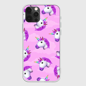 Чехол для iPhone 12 Pro Max с принтом Emoji единорожки в городе Новоалтайск, Силикон |  | Тематика изображения на принте: brawl stars | leon | school | бравл старс | брал старс | игры | леон | пенал | прикольный пенал | школа | школьный пенал