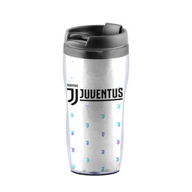 Термокружка-непроливайка с принтом JUVENTUS / ЮВЕНТУС в городе Новоалтайск, внутренняя часть — пищевой пластик, наружная часть — прозрачный пластик, между ними — полиграфическая вставка с рисунком | объем — 350 мл, герметичная крышка | Тематика изображения на принте: ball | club | dtynec | foot | football | italy | juventus | logo | ronaldo | sport | team | дибала | италия | клуб | лого | логотип | логотипы | огмутегы | роналдо | сборная | символ | символы | спорт | форма | футбол | футболист | футболисту | 