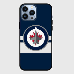 Чехол для iPhone 13 Pro Max с принтом ВИННИПЕГ ДЖЕТС НХЛ в городе Новоалтайск,  |  | jets | logo | nhl | sport | usa | winnipeg | виннипег | джетс | логотип | нхл | спорт | сша | хоккей | шайбу