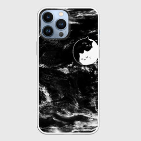 Чехол для iPhone 13 Pro Max с принтом ИНЬ И МЯУ в городе Новоалтайск,  |  | Тематика изображения на принте: animal | cat | cute | pet | животное | кавай | киса | кот | котэ | милое