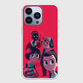 Чехол для iPhone 13 Pro с принтом Очень странные дела в городе Новоалтайск,  |  | the stranger things | восьмидесятые | дастин хендерсон | майк уилер | монстр | монстры | оди | одиннадцать | очень странные дела | ретро | сериал | сериалы | ужасы | уилл байерс