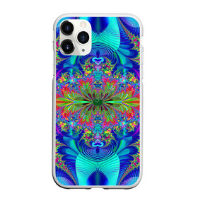 Чехол для iPhone 11 Pro Max матовый с принтом Неоновый закат в городе Новоалтайск, Силикон |  | Тематика изображения на принте: бирюзовый | зеленый | красный | неон | розовый | синий | яркие цвета