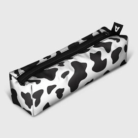 Пенал 3D с принтом COW PRINT в городе Новоалтайск, 100% полиэстер | плотная ткань, застежка на молнии | animals | cow | cow print | корова | коровий принт