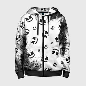 Детская толстовка 3D на молнии с принтом MARSHMELLO / МАРШМЕЛЛОУ в городе Новоалтайск, 100% полиэстер |  манжеты и пояс оформлены широкой мягкой резинкой, двухслойный капюшон со шнурком для регулировки, спереди карманы и застежка-молния
 | face | logo | marsh | marshmallow | marshmello | marshmelo | mello | smile | лицо | лого | маршмеллов | маршмеллоу | маршмеллу | маршмело | маршмелов | маршмелоу | маска | музыка | рожица | символ | смайл | улыбка