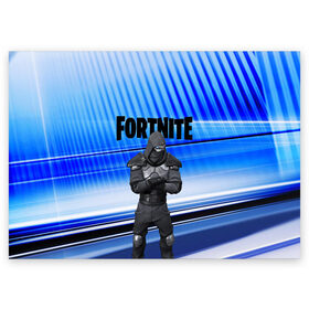 Поздравительная открытка с принтом FORTNITE в городе Новоалтайск, 100% бумага | плотность бумаги 280 г/м2, матовая, на обратной стороне линовка и место для марки
 | 2019 | battle royale | chapter 2 | epic games | fortnite | game | season x | zombie | зомби | фортнайт