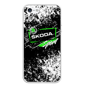 Чехол для iPhone 5/5S матовый с принтом SKODA SPORT в городе Новоалтайск, Силикон | Область печати: задняя сторона чехла, без боковых панелей | auto | autosport | avto | car | race | road | skoda | sport | street racing | авто | автоспорт | гонки | дорога | марка | машина | спорт | тачка | трасса | шкода