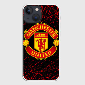 Чехол для iPhone 13 mini с принтом MANCHESTER UNITED. в городе Новоалтайск,  |  | fc | football | football club | manchester united | sport | английский профессиональный футбольный клуб | манчестер юнайтед | спорт | уефа | униформа | фирменные цвета | фк | футбол | футбольный клуб