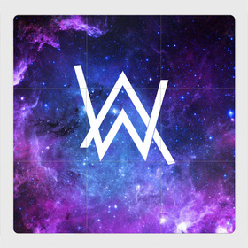 Магнитный плакат 3Х3 с принтом Alan Walker в городе Новоалтайск, Полимерный материал с магнитным слоем | 9 деталей размером 9*9 см | alan walker | aw | electro | electro music | алан уокер | музыкант | электро | электронная музыка