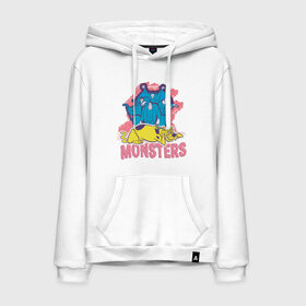 Мужская толстовка с принтом Monsters в городе Новоалтайск, френч-терри, мягкий теплый начес внутри (100% хлопок) | карман-кенгуру, эластичные манжеты и нижняя кромка, капюшон с подкладом и шнурком | scooby doo | vdzabma | скуби ду