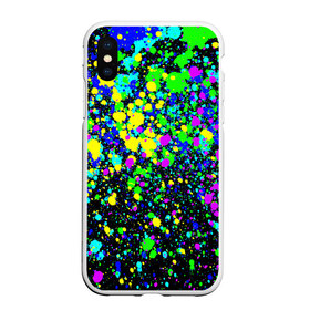 Чехол для iPhone XS Max матовый с принтом Неоновые краски лета в городе Новоалтайск, Силикон | Область печати: задняя сторона чехла, без боковых панелей | Тематика изображения на принте: neon | pattern | summer | акварель | арт | брызги | граффити | грязный | грязь | искусство | капли | кислотные | краска | лето | мазки | паттерн | пятна | пятнистый | радуга | радужный | разноцветный | текстура