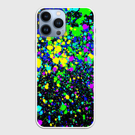Чехол для iPhone 13 Pro Max с принтом Неоновые краски лета в городе Новоалтайск,  |  | Тематика изображения на принте: neon | pattern | summer | акварель | арт | брызги | граффити | грязный | грязь | искусство | капли | кислотные | краска | лето | мазки | паттерн | пятна | пятнистый | радуга | радужный | разноцветный | текстура