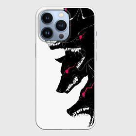 Чехол для iPhone 13 Pro с принтом Волки в городе Новоалтайск,  |  | animals | art | beast | fangs | predator | wolves | арт | волки | животные | зверь | клыки | хищник