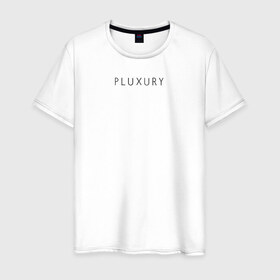 Мужская футболка хлопок с принтом PLUXURY в городе Новоалтайск, 100% хлопок | прямой крой, круглый вырез горловины, длина до линии бедер, слегка спущенное плечо. | boulevard depo | friendly fire | old blood | pluxury | rapp 2 | rapp2 | огонь по своим