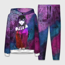 Женский костюм 3D (с толстовкой) с принтом Неко тян в городе Новоалтайск,  |  | anime | аниме тян | кошка | кошкодевочка | неко | тян | ушки