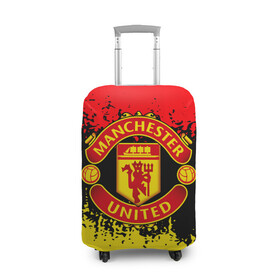 Чехол для чемодана 3D с принтом MANCHESTER UNITED. в городе Новоалтайск, 86% полиэфир, 14% спандекс | двустороннее нанесение принта, прорези для ручек и колес | fc | football | football club | manchester united | sport | английский профессиональный футбольный клуб | манчестер юнайтед | спорт | уефа | униформа | фирменные цвета | фк | футбол | футбольный клуб