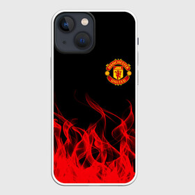 Чехол для iPhone 13 mini с принтом MANCHESTER UNITED. в городе Новоалтайск,  |  | fc | football | football club | manchester united | sport | английский профессиональный футбольный клуб | манчестер юнайтед | спорт | уефа | униформа | фирменные цвета | фк | футбол | футбольный клуб