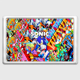 Магнит 45*70 с принтом SONIC / СОНИК в городе Новоалтайск, Пластик | Размер: 78*52 мм; Размер печати: 70*45 | Тематика изображения на принте: hedgehog | metal sonic | silver | silver the hedgehog | sonic | sonic boom | sonic the hedgehog | ёж сонник | игры | соник | фильмы