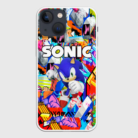 Чехол для iPhone 13 mini с принтом SONIC   СОНИК в городе Новоалтайск,  |  | hedgehog | metal sonic | silver | silver the hedgehog | sonic | sonic boom | sonic the hedgehog | ёж сонник | игры | соник | фильмы