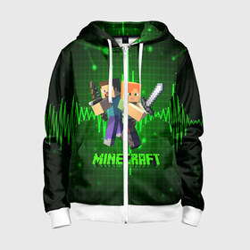 Детская толстовка 3D на молнии с принтом MINECRAFT / МАЙНКРАФТ в городе Новоалтайск, 100% полиэстер |  манжеты и пояс оформлены широкой мягкой резинкой, двухслойный капюшон со шнурком для регулировки, спереди карманы и застежка-молния
 | craft | creeper | dungeon | dungeons | earth | game | logo | mine | minecraft | mobile | online | дунгеонс | земля | зомби | игра | крипер | лого | майкрафт | майнкрафт | мобайл | онлайн | подземелье | подземелья