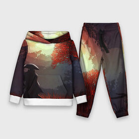 Детский костюм 3D (с толстовкой) с принтом Самурай в городе Новоалтайск,  |  | autumn | samurai | осень | пейзаж | самурай