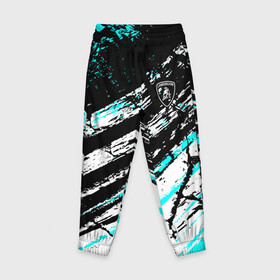 Детские брюки 3D с принтом Lamborghini в городе Новоалтайск, 100% полиэстер | манжеты по низу, эластичный пояс регулируется шнурком, по бокам два кармана без застежек, внутренняя часть кармана из мелкой сетки | Тематика изображения на принте: aventador | centenario | countach | lamborghini huracan | performante | sian | urus | veneno | ламба | ламборгини | ламборджини | челлендж