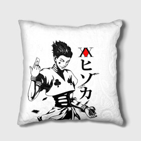 Подушка 3D с принтом Hunter x Hunter, Hisoka в городе Новоалтайск, наволочка – 100% полиэстер, наполнитель – холлофайбер (легкий наполнитель, не вызывает аллергию). | состоит из подушки и наволочки. Наволочка на молнии, легко снимается для стирки | anime | hisoka | hunter x hunter | аниме | манга | охотник х охотник | труппа теней | хантер хантер | хантеры | хисока