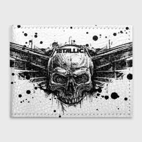Обложка для студенческого билета с принтом Metallica в городе Новоалтайск, натуральная кожа | Размер: 11*8 см; Печать на всей внешней стороне | Тематика изображения на принте: album | black | concert | heavy | kirk | metal | metallica | music | rock | tolls | джеймс хэтфилд | кирк хэмметт | клифф бёртон | ларс ульрих | метал | металлика | трэш