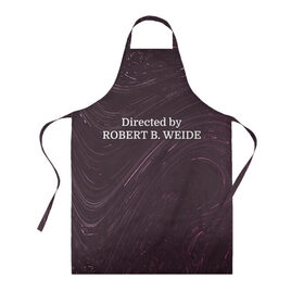 Фартук 3D с принтом Directed by ROBERT B. WEIDE в городе Новоалтайск, 100% полиэстер | общий размер — 65 х 85 см, ширина нагрудника — 26 см, горловина — 53 см, длина завязок — 54 см, общий обхват в поясе — 173 см. Принт на завязках и на горловине наносится с двух сторон, на основной части фартука — только с внешней стороны | directed | directed by | mem | meme | memes | robert | weide | бай | вейд | вейде | директ | директед | заставка | интернет | кино | мем | мемы | прикол | приколы | режиссер | роберт | титры | фильмы | юмор