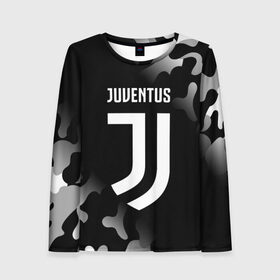 Женский лонгслив 3D с принтом JUVENTUS / ЮВЕНТУС в городе Новоалтайск, 100% полиэстер | длинные рукава, круглый вырез горловины, полуприлегающий силуэт | ball | club | dtynec | foot | football | italy | juventus | logo | ronaldo | sport | team | дибала | италия | клуб | лого | логотип | логотипы | огмутегы | роналдо | сборная | символ | символы | спорт | форма | футбол | футболист | футболисту | 