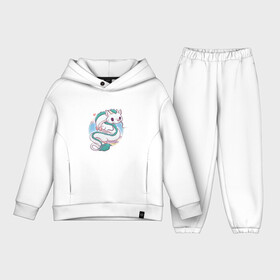 Детский костюм хлопок Oversize с принтом Cute Haku the Dragon в городе Новоалтайск,  |  | Тематика изображения на принте: арт | дракон | мило | милота | нигихаями кохакунуси | рисунок | сердечко | сердце | хаку