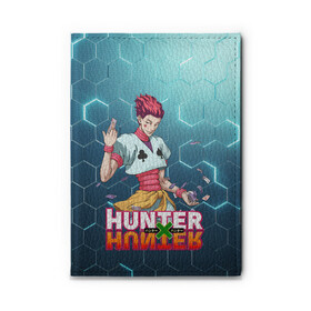 Обложка для автодокументов с принтом Хисока Hunter x Hunter в городе Новоалтайск, натуральная кожа |  размер 19,9*13 см; внутри 4 больших “конверта” для документов и один маленький отдел — туда идеально встанут права | Тематика изображения на принте: anime | hunter | hunter x hunter | zoldyck | аниме | зодиак | охотник | охотники | хисока