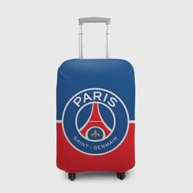 Чехол для чемодана 3D с принтом FC PSG в городе Новоалтайск, 86% полиэфир, 14% спандекс | двустороннее нанесение принта, прорези для ручек и колес | champions | football | psg | soccer | uefa | world cup | лига чемпионов | пари сен жермен | псж | форма | формы | футбол