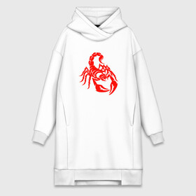 Платье-худи хлопок с принтом Scorpio в городе Новоалтайск,  |  | scorpio | знак зодиака скорпион | принт знак зодиака скорпион | принт на футболке скорпион | принт скорпион | скорпион | скорпион на футболке