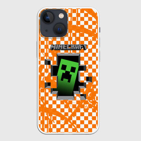 Чехол для iPhone 13 mini с принтом MINECRAFT в городе Новоалтайск,  |  | craft | creeper | dungeon | dungeons | earth | game | logo | mine | minecraft | minecraft dungeons | mobile | online | дунгеонс | земля | зомби | игра | крипер | лого | майкрафт | майнкрафт | онлайн | подземелье