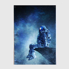 Постер с принтом АСТРОНАВТ-КОСМОНАВТ (D) в городе Новоалтайск, 100% бумага
 | бумага, плотность 150 мг. Матовая, но за счет высокого коэффициента гладкости имеет небольшой блеск и дает на свету блики, но в отличии от глянцевой бумаги не покрыта лаком | cosmonavt | galaxy | nasa | nebula | space | star | абстракция | астронавт | вселенная | галактика | звезда | звезды | космический | космонавт | наса | планеты | скафандр