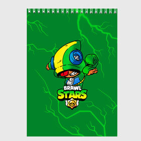 Скетчбук с принтом BRAWL STARS LEON ЛЕОН в городе Новоалтайск, 100% бумага
 | 48 листов, плотность листов — 100 г/м2, плотность картонной обложки — 250 г/м2. Листы скреплены сверху удобной пружинной спиралью | 8 bit | 8бит | brawl | cnfhc | crow | hfdk | leon | logo | sandy | skull | spike | stars | бравл | бравла | браво | игра | игры | икфцд | кроу | леон | лого | логотип | символ | спайк | старс | старса | сэнди | череп | ыефкы