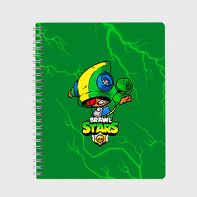 Тетрадь с принтом BRAWL STARS LEON ЛЕОН в городе Новоалтайск, 100% бумага | 48 листов, плотность листов — 60 г/м2, плотность картонной обложки — 250 г/м2. Листы скреплены сбоку удобной пружинной спиралью. Уголки страниц и обложки скругленные. Цвет линий — светло-серый
 | 8 bit | 8бит | brawl | cnfhc | crow | hfdk | leon | logo | sandy | skull | spike | stars | бравл | бравла | браво | игра | игры | икфцд | кроу | леон | лого | логотип | символ | спайк | старс | старса | сэнди | череп | ыефкы