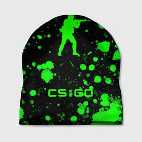 Шапка 3D с принтом CS:GO logo в городе Новоалтайск, 100% полиэстер | универсальный размер, печать по всей поверхности изделия | american | counter strike | cs go | автомат | америка | армия | бой | брызги | война | детям | игра | капли | кислотный | контр страйк | краска | логотипы игр | мальчикам | монстр | неоновый | оружие | пацанские | пятна