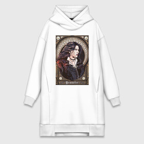 Платье-худи хлопок с принтом The Witcher, Yennefer. в городе Новоалтайск,  |  | the witcher | yennefer | йеннифэр.