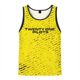 Мужская майка 3D с принтом TWENTY ONE PILOTS 21 PILOTS в городе Новоалтайск, 100% полиэстер | круглая горловина, приталенный силуэт, длина до линии бедра. Пройма и горловина окантованы тонкой бейкой | logo | music | one | pilots | rock | symbol | top | twenty | twentyonepilots | ван | группа | лого | логотип | логотипы | музыка | пилотс | рок | символ | символы | твенти | топ