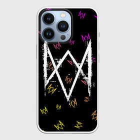 Чехол для iPhone 13 Pro с принтом WATCH DOGS LEGION   ВОТЧ ДОГС в городе Новоалтайск,  |  | Тематика изображения на принте: dogs | game | games | glitch | hacker | legion | logo | ubisoft | watch | вотч | глитч | догс | игра | игры | легион | лого | логотип | символ | хакер | хакеру
