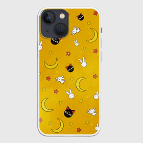Чехол для iPhone 13 mini с принтом СЕЙЛОР МУН в городе Новоалтайск,  |  | Тематика изображения на принте: anime | japan | manga | sailor moon | аниме | девочка | девушка | луна | лунная призма | манга | сейлор мун | сэйлор мун | япония